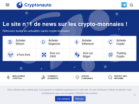 'cryptonaute.fr' screenshot