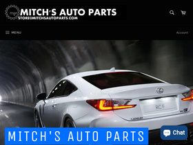 mitchsautoparts.com homepage screenshot