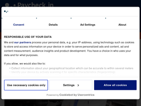 'paycheck.in' screenshot