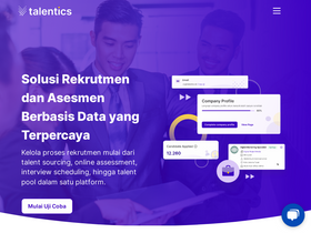 'talentics.id' screenshot