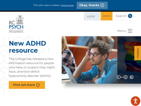 'rcpsych.ac.uk' screenshot