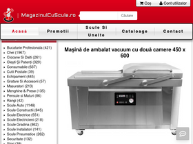 'magazinulcuscule.ro' screenshot