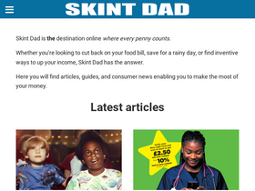 'skintdad.co.uk' screenshot