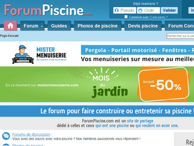 'forumpiscine.com' screenshot