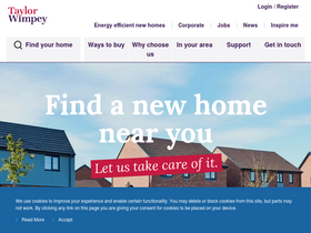 'taylorwimpey.co.uk' screenshot