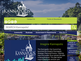 'kannapolisnc.gov' screenshot