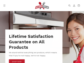 avantgrub.com homepage screenshot