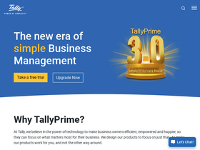 'tallysolutions.com' screenshot