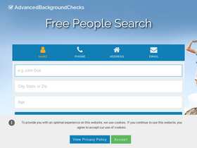 'advancedbackgroundchecks.com' screenshot