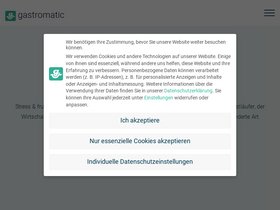 'gastromatic.de' screenshot