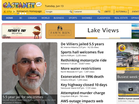 'castanet.net' screenshot