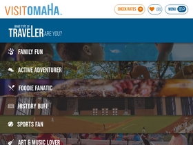 'visitomaha.com' screenshot