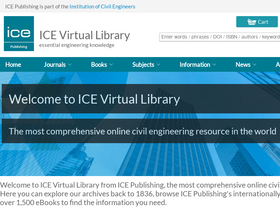 'icevirtuallibrary.com' screenshot