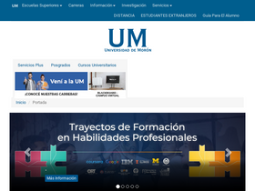 'unimoron.edu.ar' screenshot