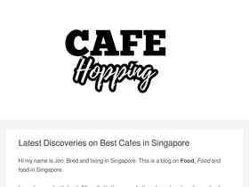 'cafehopping.sg' screenshot