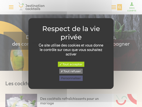 'destinationcocktails.fr' screenshot