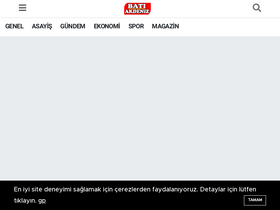'batiakdeniztv.com' screenshot