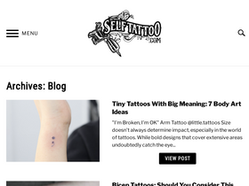 'selftattoo.com' screenshot