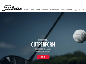 'titleist.co.kr' screenshot