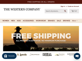 'thewesterncompany.com' screenshot