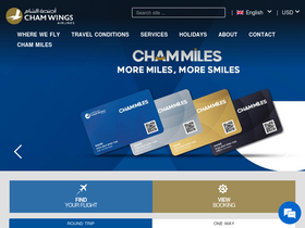 'chamwings.com' screenshot