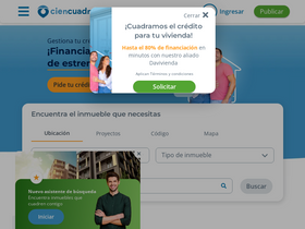 'ciencuadras.com' screenshot