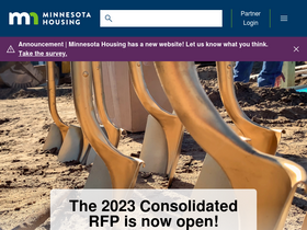 'mnhousing.gov' screenshot