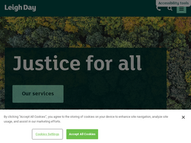 'leighday.co.uk' screenshot
