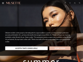 'musette.ro' screenshot