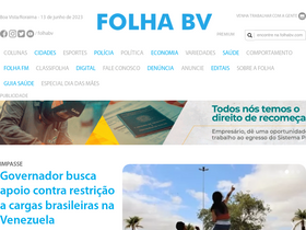 'folhabv.com.br' screenshot
