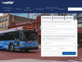 'ridetherapid.org' screenshot