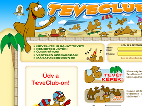 'teveclub.hu' screenshot