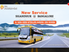'sridurgambatravel.com' screenshot