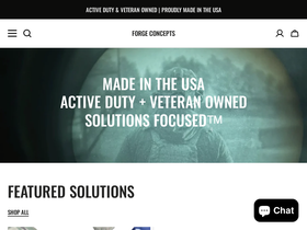 forgeconcepts.com homepage screenshot