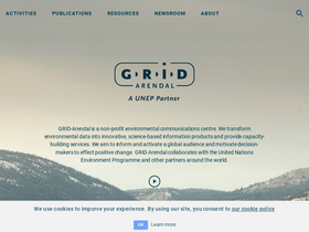 'grida.no' screenshot