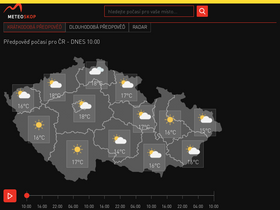 'meteoskop.cz' screenshot