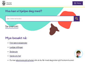 'stavanger.kommune.no' screenshot
