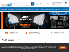 'usedlighting.com' screenshot