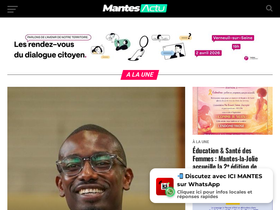 'mantes-actu.net' screenshot