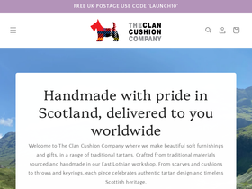 theclancushioncompany.com homepage screenshot