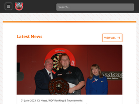 'dartswdf.com' screenshot