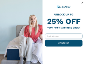 'bedinabox.com' screenshot