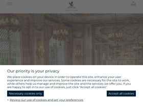 'theritzlondon.com' screenshot