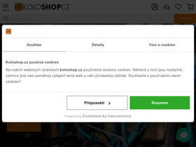 'koloshop.cz' screenshot
