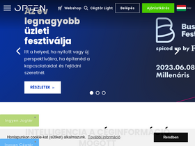 'opten.hu' screenshot