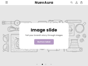 NuevAura website screenshot
