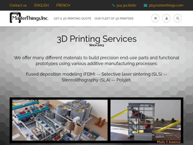 matterthings.com homepage screenshot