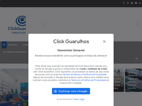 'clickguarulhos.com.br' screenshot
