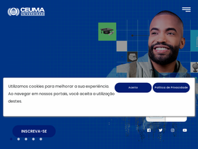 'ceuma.br' screenshot