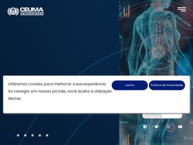 'ceuma.br' screenshot